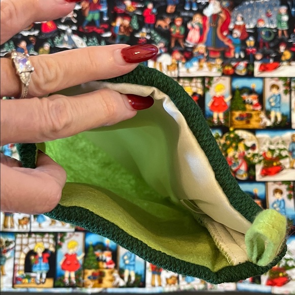 Personalized “Josh” Colorful Santa Christmas Stocking - Picture 8 of 9